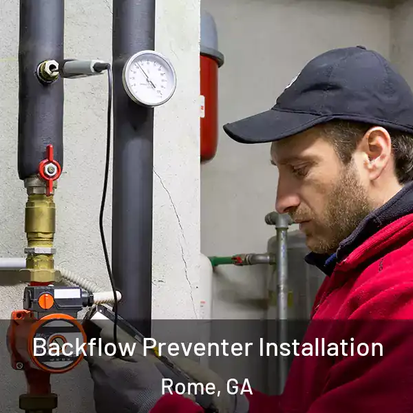 Backflow Preventer Installation Rome, GA