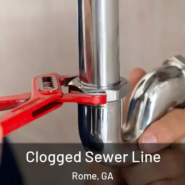  Clogged Sewer Line Rome, GA