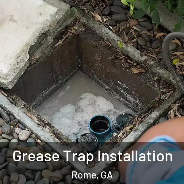  Grease Trap Installation Rome, GA