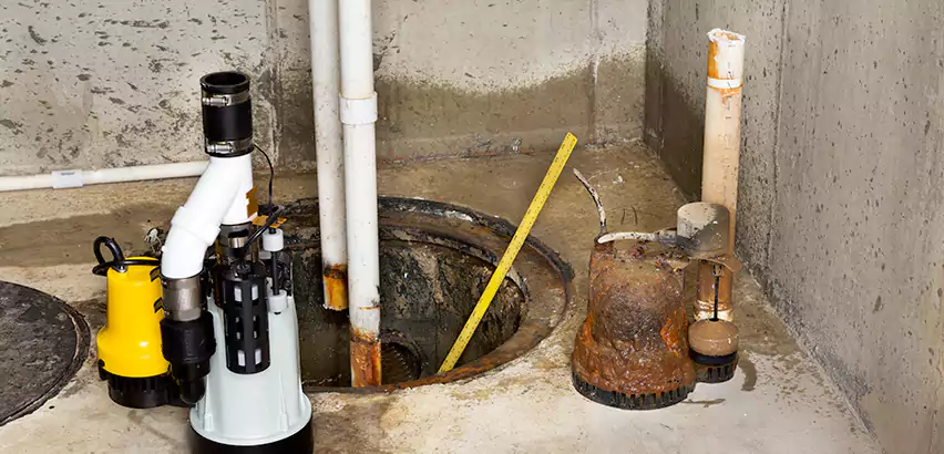 Installing Sump Pump in Finished Basement in Rome, GA