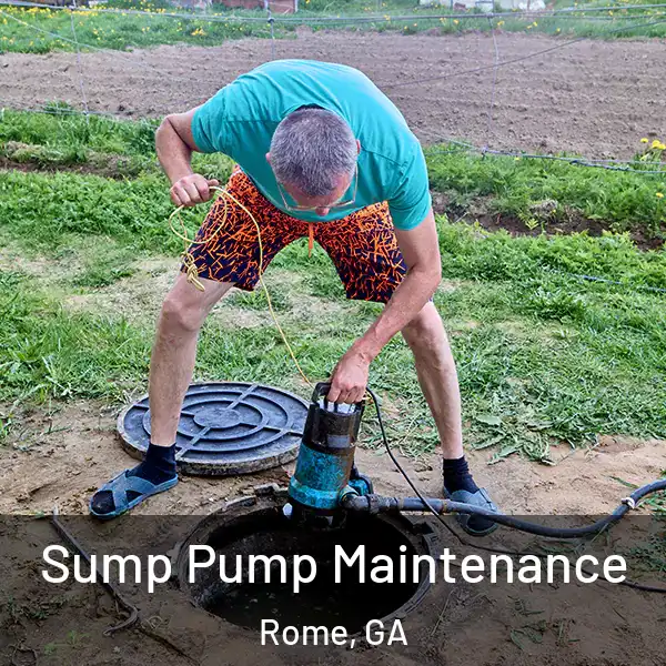  Sump Pump Maintenance Rome, GA