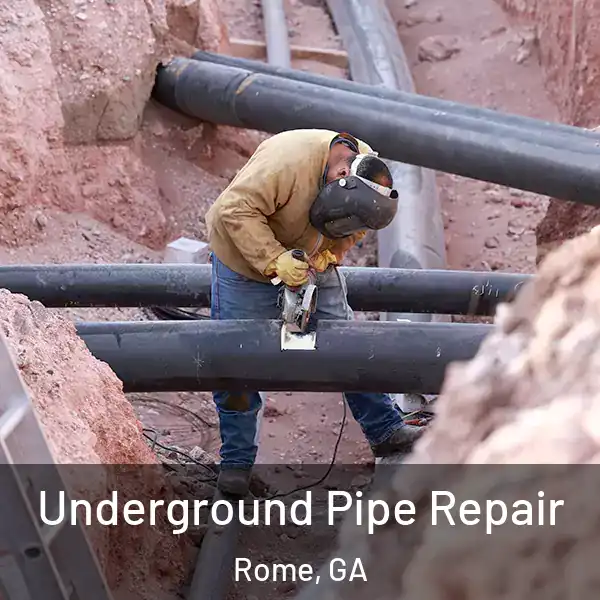  Underground Pipe Repair Rome, GA