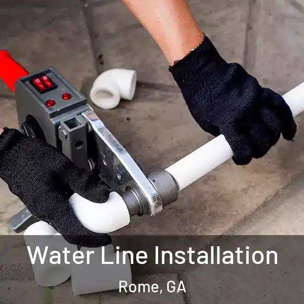  Water Line Installation Rome, GA