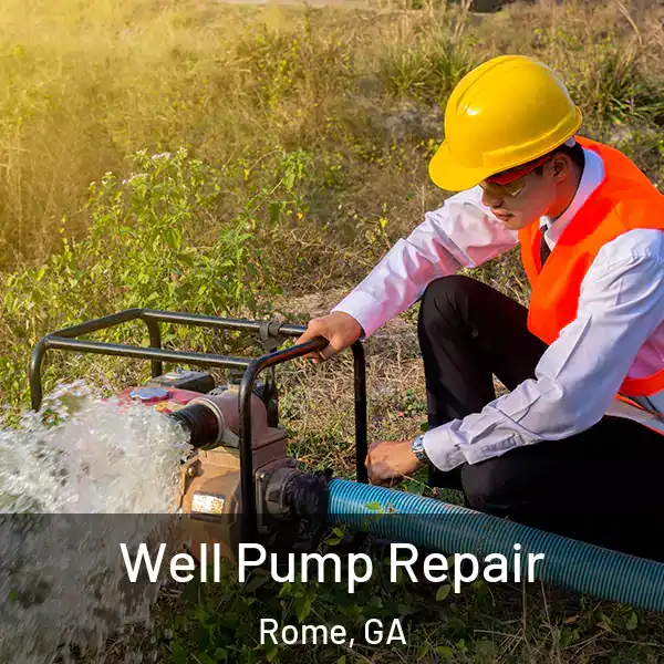  Well Pump Repair Rome, GA